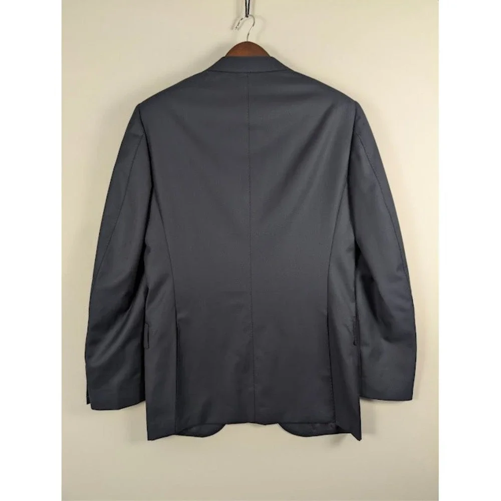 Suitsupply Lazio Blazer 38L Navy Blue Vitale Barberis Canonico Wool Jacket